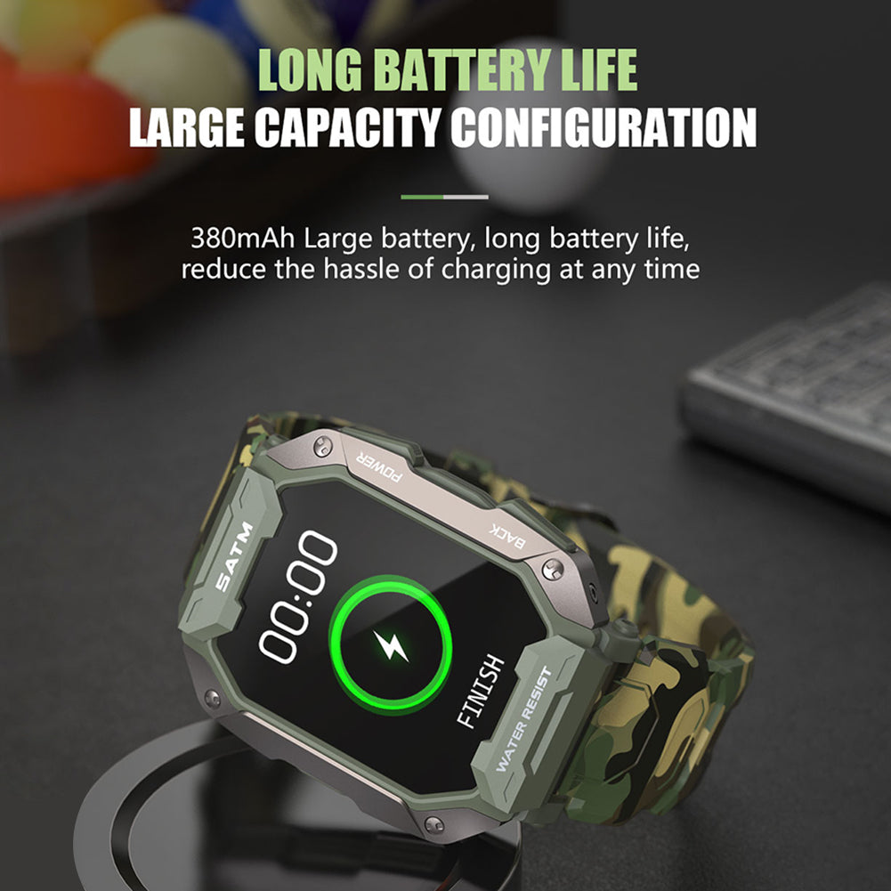 IP68 Smart Watch C20 Pro Outdoor Sports Style BT Phone Call Dial Answer Calls 380 mAh Long Battery Life