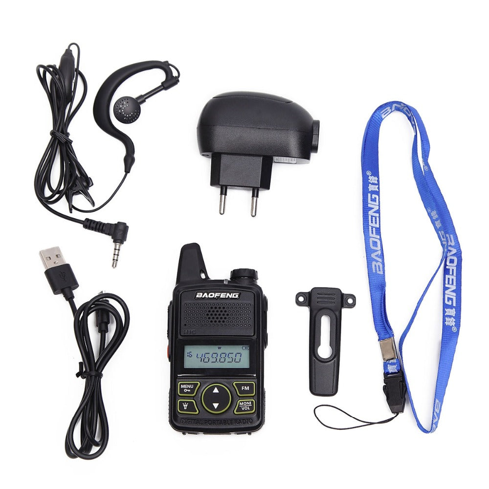 1pcs BAOFENG BF-T1 MINI Two Way Radio UHF 400-470mhz 20CH BFT1 Portable Walkie Talkie easy to carry BF T1