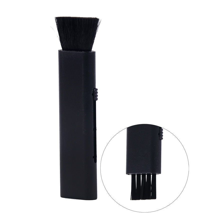 1PC Car Conditioning Air Outlet Brush Retractable Cleaning Brush Computer Keyboard Cleaning Plastic Small Soft Brush
